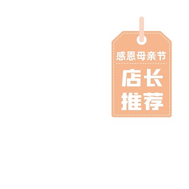 店长推荐吊牌主图图标