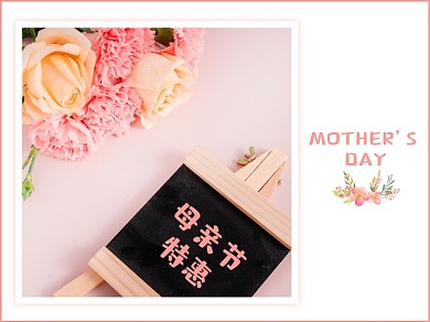 母亲节特惠横版配图