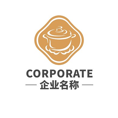 黄色餐饮行业logo