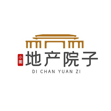 高端简约大气中式地产logo