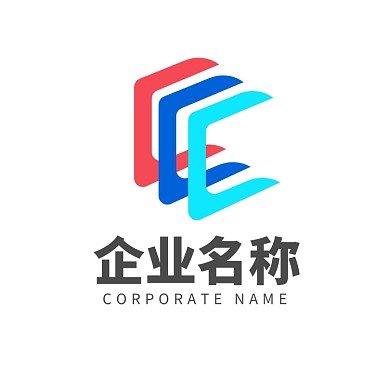 字母C黄色蓝色绿色