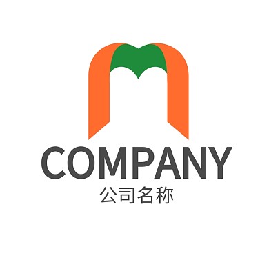 黄色字母M企业标志