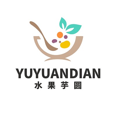 水果芋圆水果捞鲜芋仙LOGO标志VI