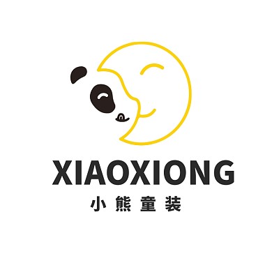 小熊猫童装母婴用品LOGO标志VI