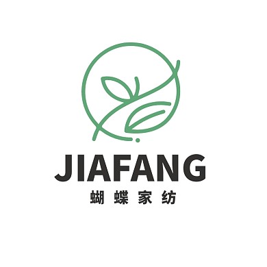 蝴蝶家纺布艺床上用品LOGO标志VI