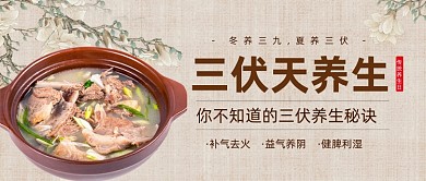三伏天养生食物公众号首图