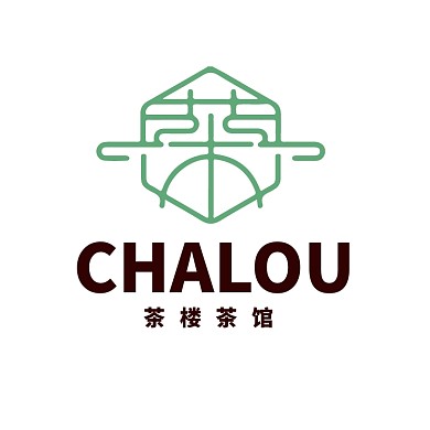 茶楼民宿茶馆茶壶艺术字