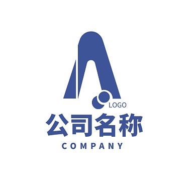 简约科技字母ALogo