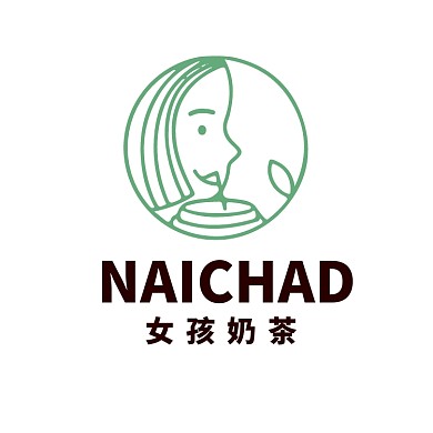 奶茶店可爱女孩饮品店