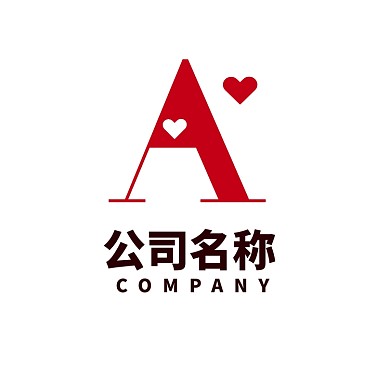 字母A形状纯字母a单字母logo