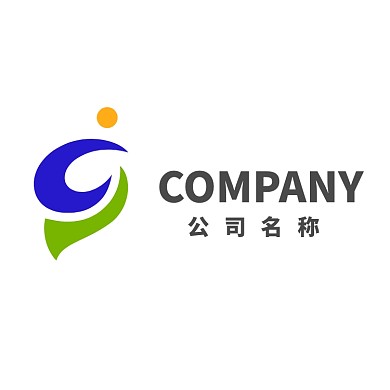 抽象自行车骑行S字母logo