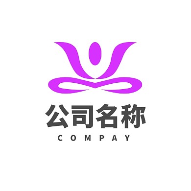 美容健身瑜伽行业logo