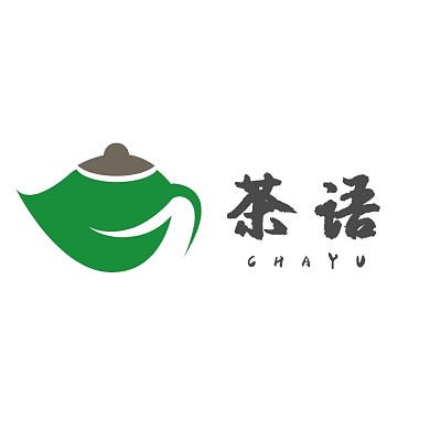 简约茶楼茶室行业logo