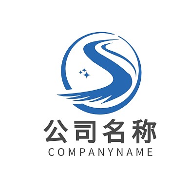 大气时尚S字母类logoVI标志