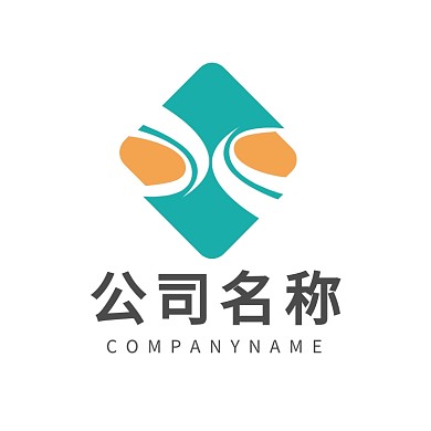 大气时尚简约X字母类logoVI标志