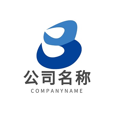简约大气时尚B字母类logoVI标志