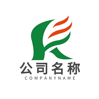 简约大气时尚K字母类logoVI标志
