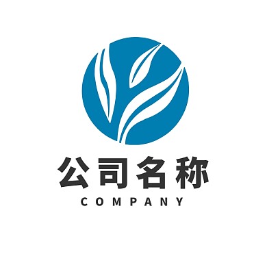 科技互联网树叶创意LOGO