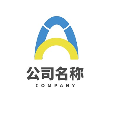 创意高端字母A矩形logo