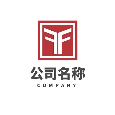 红色方形字母F企业LOGO