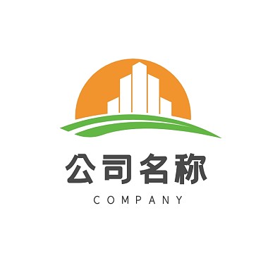 叶子建筑图形通用型企业logo