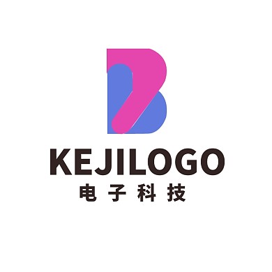 电子科技大气字母B通讯LOGO