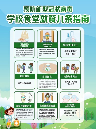 学校食堂就餐九条指南