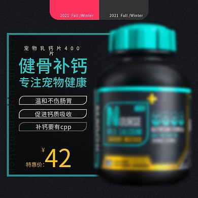 宠物用品秋冬新风尚主图