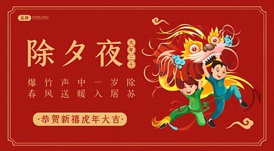 欢度除夕夜摄影图海报