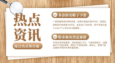 热点新闻资讯摄影图手机横图海报