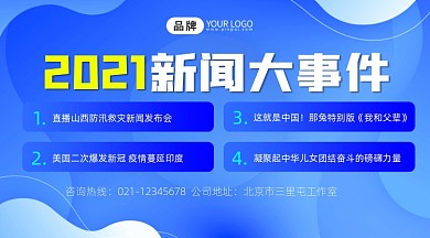 新闻快讯宣传摄影图海报