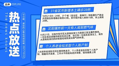 新闻资讯摄影图海报