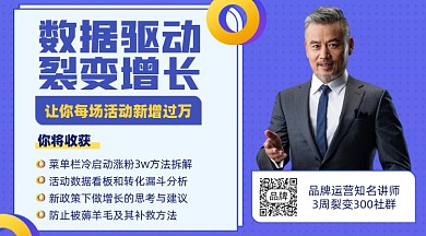 互联网运营培训摄影图海报