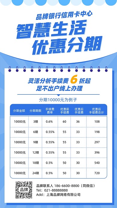 信用卡办理优惠摄影图海报