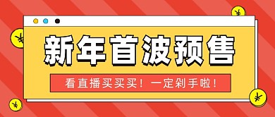 新年首波预售公众号首图