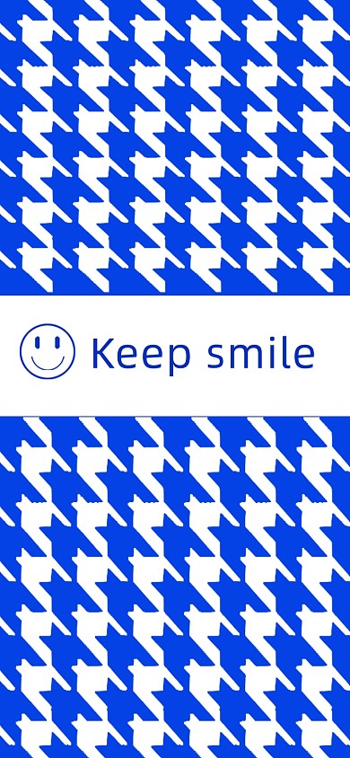 克莱因蓝千鸟格手机壁纸