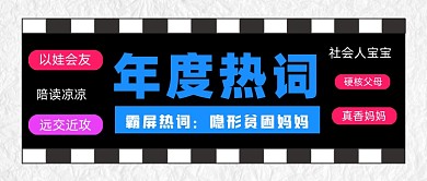 年度热词公众号首图