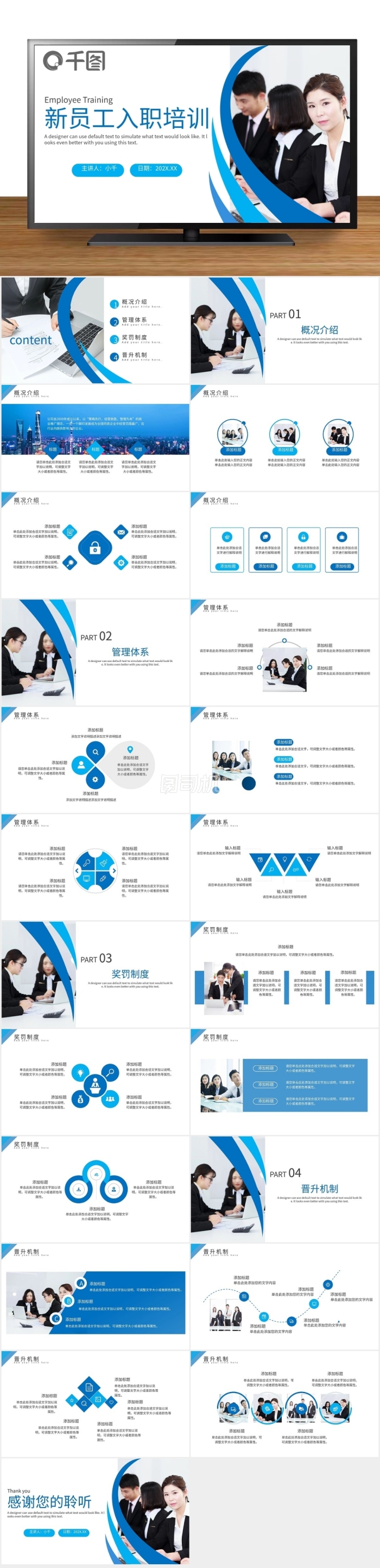 2022新員工入職培訓(xùn)課件PPT模板