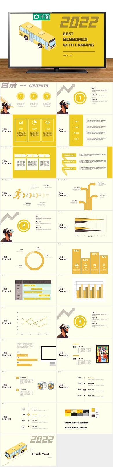答辩毕业设计工作总结汇报PPT免费
