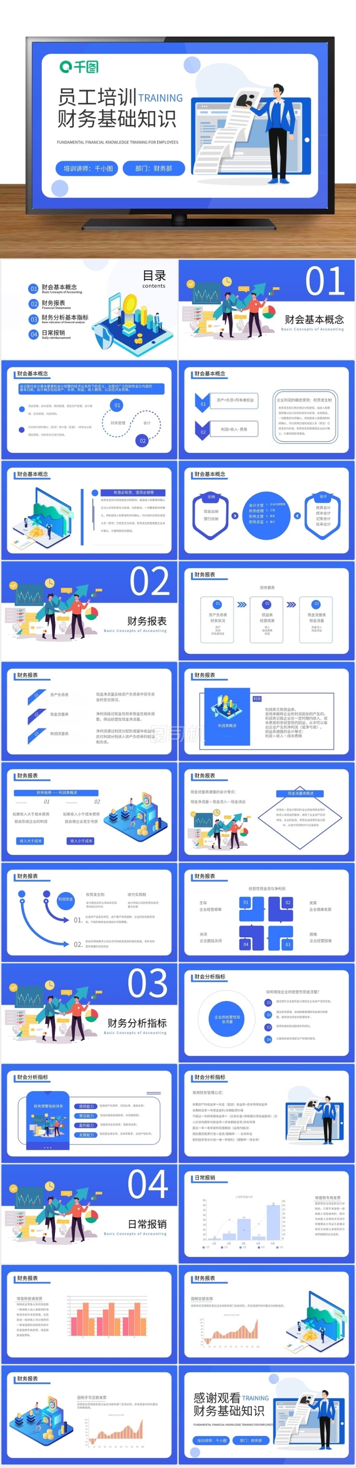 員工財(cái)務(wù)基礎(chǔ)知識(shí)培訓(xùn)通用PPT模板