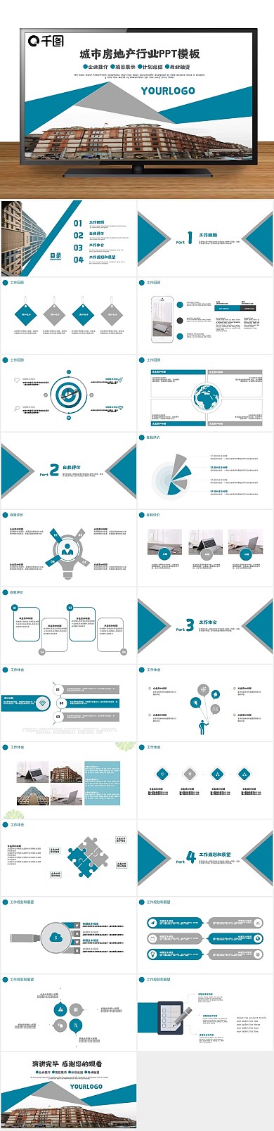 商业投资商务汇报总结PPT
