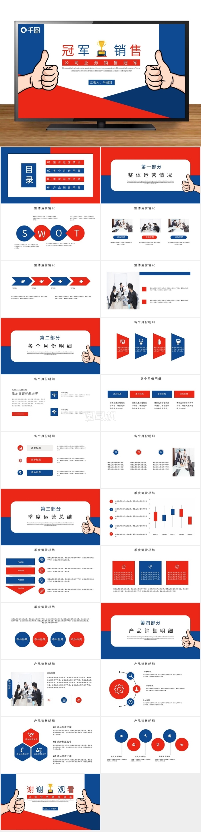 公司業(yè)務(wù)銷售冠軍工作總結(jié)報(bào)告動(dòng)態(tài)PPT