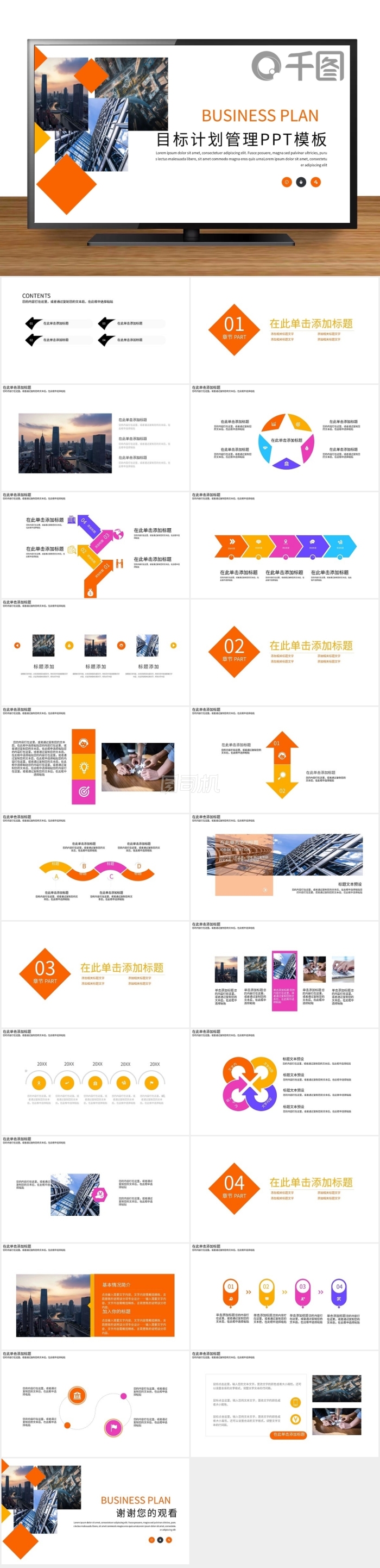 目標(biāo)計劃管理PPT模板