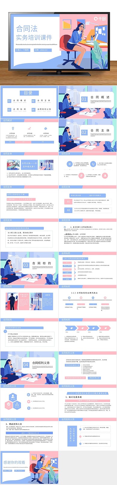总结教育合同法实务培训课件PPT
