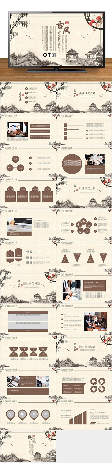 计划书商业创业计划策划书PPT
