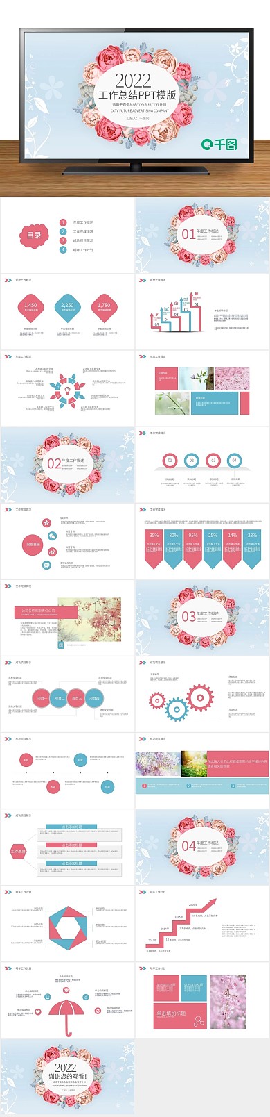 计划年终总结总结上半年工作PPT
