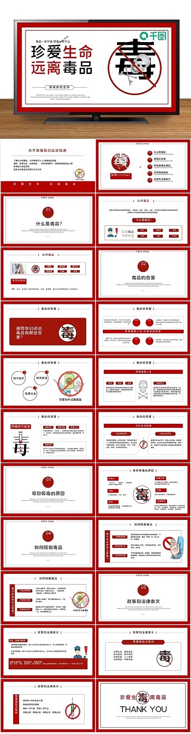 禁毒制毒珍爱生命远离毒品ppt课件

