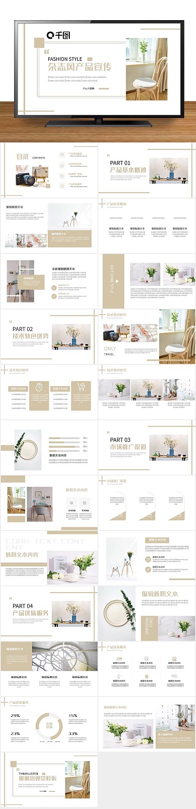 营销杂志风产品宣传介绍PPT
