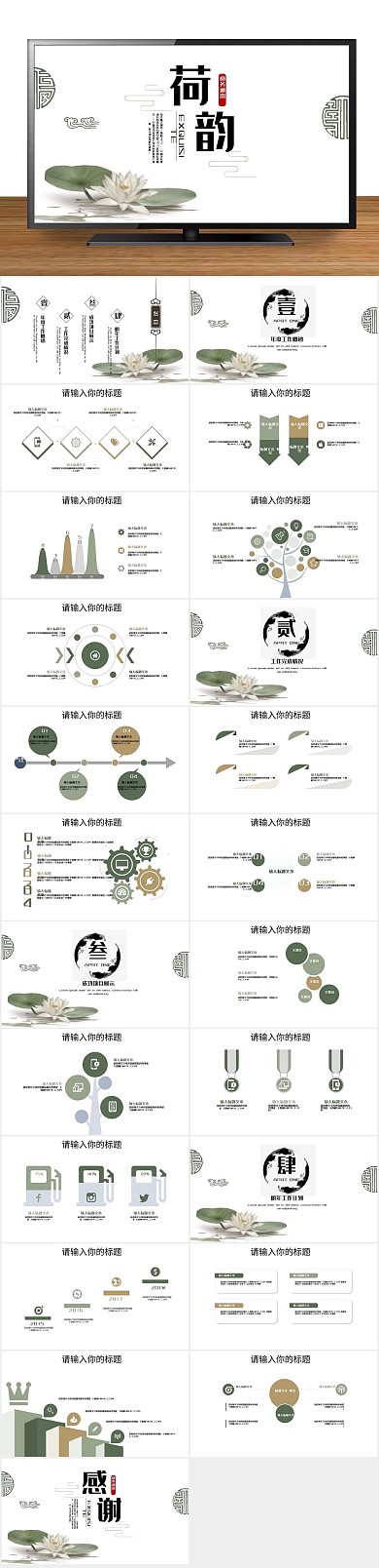 报告项目总结汇报年终总结PPT
