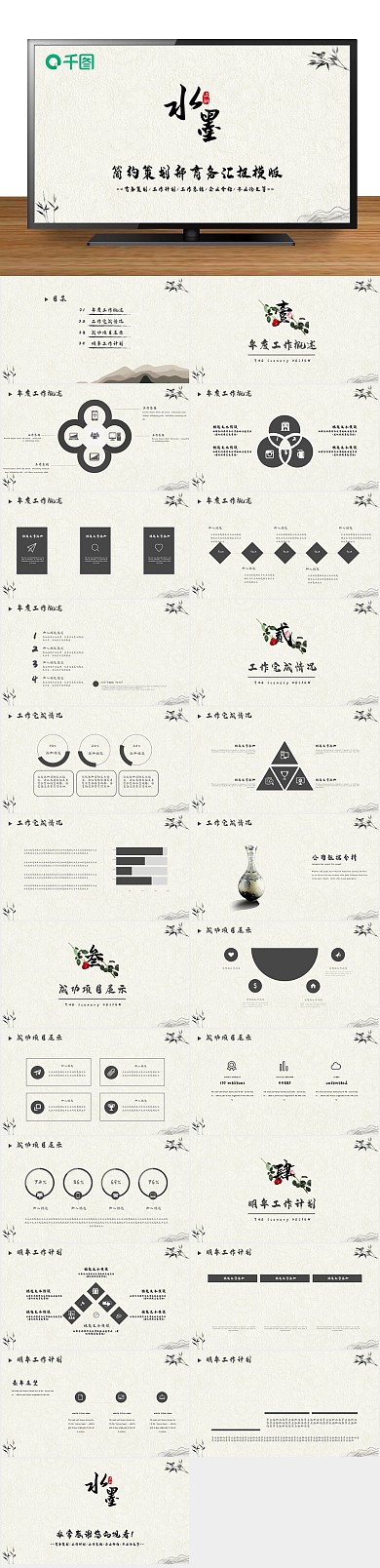 金融办公策划部商务汇报PPT模版
